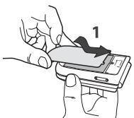 PHILIPS CT8558 - Insérer la carte SIM - 6
