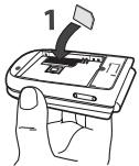 PHILIPS CT8558 - Insérer la carte SIM - 2
