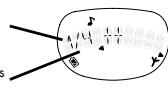 PHILIPS TD6830/BB211P - Par exemple, pour changer la melodie : - 1