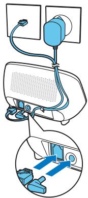 PHILIPS XL3952S/38 - Branchement de la station de base - 1