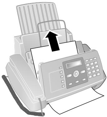 PHILIPS FAXJET 525 - Résoudre le bourrage de document - 1