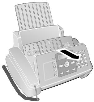 PHILIPS FAXJET 525 - Insérer les cartouches d'encre - 1