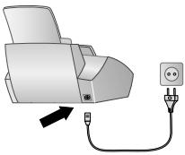 PHILIPS FAXJET 525 - Brancher le cordon d'alimentation - 2