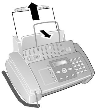 PHILIPS FAXJET 525 - Résoudre le bourrage de papier. - 1