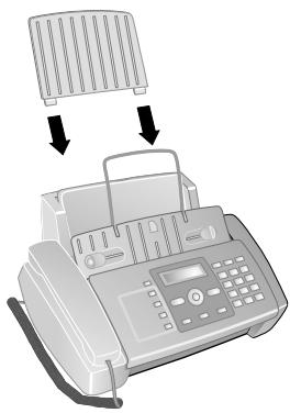 PHILIPS FAXJET 525 - Mettre en place le plateau à papier - 1