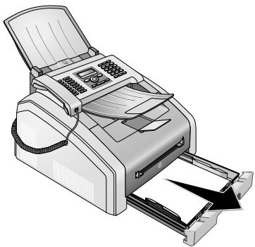 PHILIPS LPF5120 LASER - Remédier au bourrage papier dans la cassette à papier/l'introduction de papier - 1