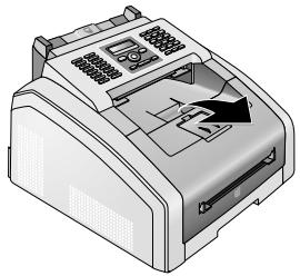PHILIPS LPF5120 LASER - Retirez le matériel d'emballage de la cartouche toner - 1