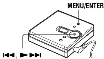SONY MZ-E310 - Selezione del modulo riproduzione - 1