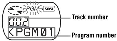SONY MZ-E310 - Listening to tracks in a desired sequence (Program Play) - 2