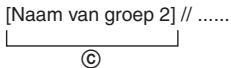 SONY MZ-E310 - Groepen opgeven - 3