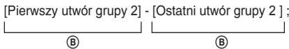 SONY MZ-E310 - Aby okreslic groupy - 3