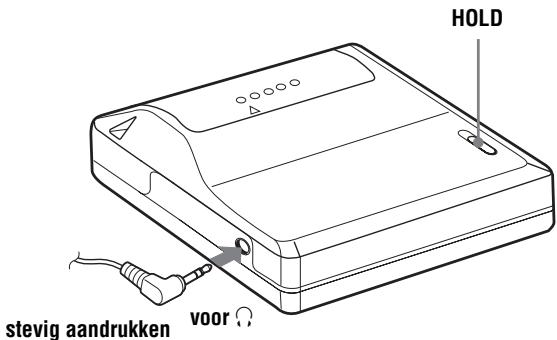 SONY MZ-E310 - De verbindingen make en de bediening ontgrendelen. - 1