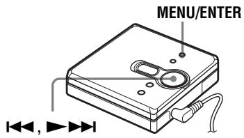 SONY MZ-E310 - Selección o modo de reprodução - 1