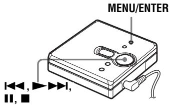 SONY MZ-E310 - Búsueda rápida de una pista o posición españica (Búsueda rápida) - 1