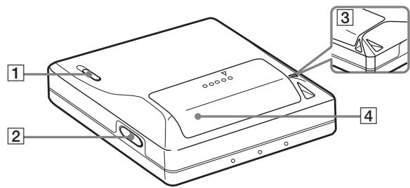 SONY MZ-E310 - Back of the player - 1