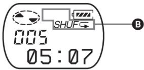 SONY MZ-E310 - Blicht op wanner u op MENU/ ENTER drukt. - 1