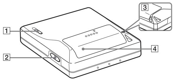 SONY MZ-E310 - Parte posterior del reproductor - 1