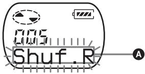 SONY MZ-E310 - Wanner u herhaaldelijk op  I drukt, wijzigt u A. - 1