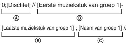 SONY MZ-E310 - Groepen opgeven - 1