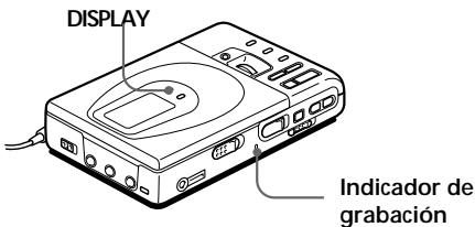 SONY MZ-R35 - Comprobación del tiempo restante o la posición de grabación - 1