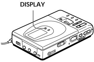 SONY MZ-R35 - Comprobación del tiempo restante o la posición de reproducción - 1