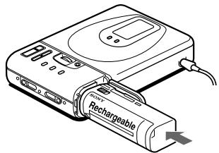 SONY MZ-R35 - Uso de una pila recargable de ion-litio - 2