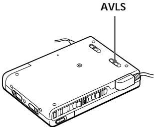 SONY MZ-R35 - Protecting your hearing (AVLS) - 1