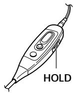 SONY MZ-R35 - Locking the controls (HOLD) - 2