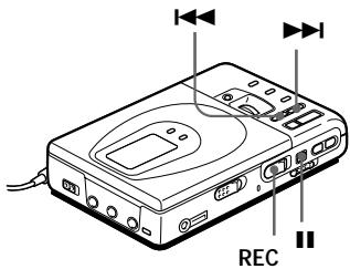 SONY MZ-R35 - Adjusting the recording level manually (Manual recording) - 1
