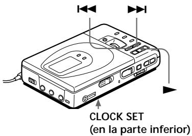 SONY MZ-R35 - Ajuste del reloj para imprimir la hora de grabacion - 1