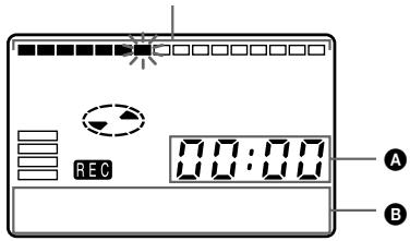 SONY MZ-R35 - Comprobación del tiempo restante o la posición de grabación - 2