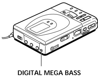 SONY MZ-R35 - Emphasizing bass (DIGITAL MEGA BASS) - 1