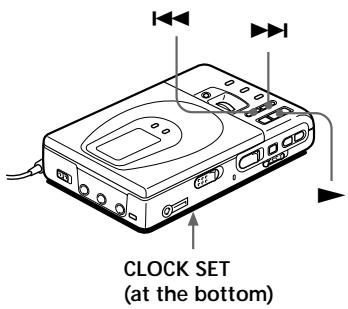 SONY MZ-R35 - Setting the clock to stamp the recorded time - 1