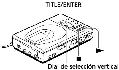 SONY MZ-R35 - Desplazamente detemas grabados - 2