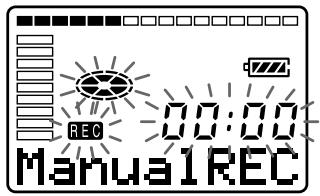 SONY MZ-R35 - Regular manualmente o nível de gravacao (Gravacao manual) - 2