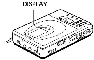 SONY MZ-R35 - Verificar o tempo restante ou a posicao de reproducao - 1