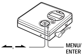 SONY MZ-R410 - Turning off the beep sound - 1