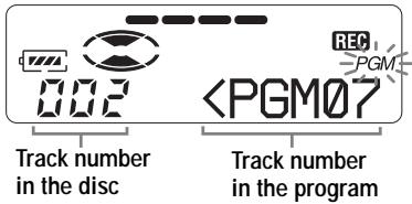 SONY MZ-R410 - Creating a program (Program Play) - 1