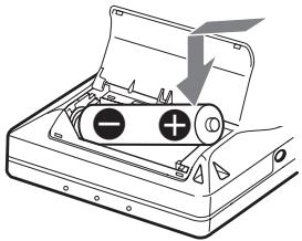 SONY MZ-R410 - Using the dry battery - 2
