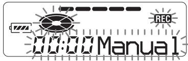 SONY MZ-R410 - Adjusting the recording level manually (Manual Recording) - 2