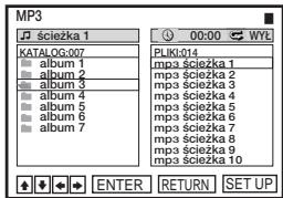 SONY SLV-D920R - Odtwarzanie scieżki audio MP3 DATA-CD - 7