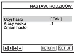 SONY SLV-D970PN - Kontrola rodziców (ograniczenia odtwarzania przyez daneci) DVD-V - 19