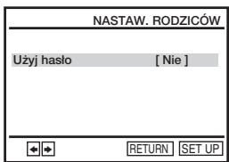SONY SLV-D970PN - Kontrola rodziców (ograniczenia odtwarzania przyez daneci) DVD-V - 6
