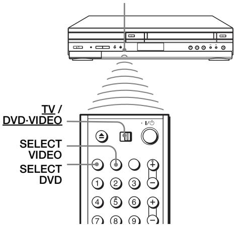 SONY SLV-D970PN - Uzywanie pilota zdalnego sterowania - 2