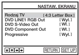 SONY SLV-D970PR - Nastawienie ekranu DVD-V - 5
