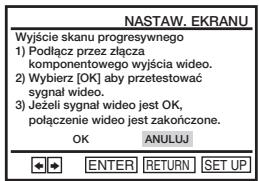 SONY SLV-D970PR - Wykonanie nastawienia „Progressive” - 3