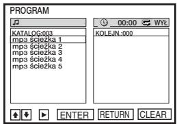 SONY SLV-D970PR - Aby zaprogramować ścieżki audio MP3 - 3