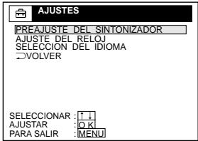 SONY SLV-L52 - Selección del idioma - 4