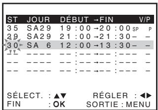 ST JOUR DÉBUT →FIN V/P 3 5 SA2 9 19 : 0 0 →2 0 : 0 0 SP P 2 9 SA2 9 21 : 0 0 →2 1 : 3 0 - - 3 0 SA 6 12 : 0 0 →13 : 3 0 - - -- -- -- -- -- -- -- -- -- -- -- -- -- -- -- -- -- -- -- -- -- -- -- -- -- -- -- -- -- -- -- -- -- -- -- -- -- -- -- -- -- -- -- -- -- -- -- -- -- -- -- -- -- -- -- -- -- -- -- -- -- -- -- -- -- -- -- -- -- -- -- -- -- -- -- -- -- -- -- -- -- -- -- -- -- -- -- -- -- -- -- -- -- -- -- -- -- -- -- -- -- - - SÉLECT. : ▲▼ RÉGLER : ◀► FIN : OK SORTIE : MENU