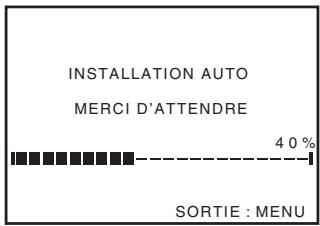 INSTALLATION AUTO MERCID'ATTENDRE 40 % SORTIE : MENU